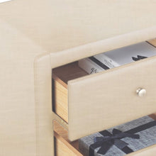 Load image into Gallery viewer, Two Drawers Nightstand - Beige
