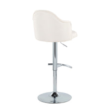 Load image into Gallery viewer, Ahoy - Contemporary Adjustable Barstool With Swivel With Rounded T Footrest (Set of 2)
