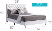 Load image into Gallery viewer, Elegant Transitional Upholstered Bed
