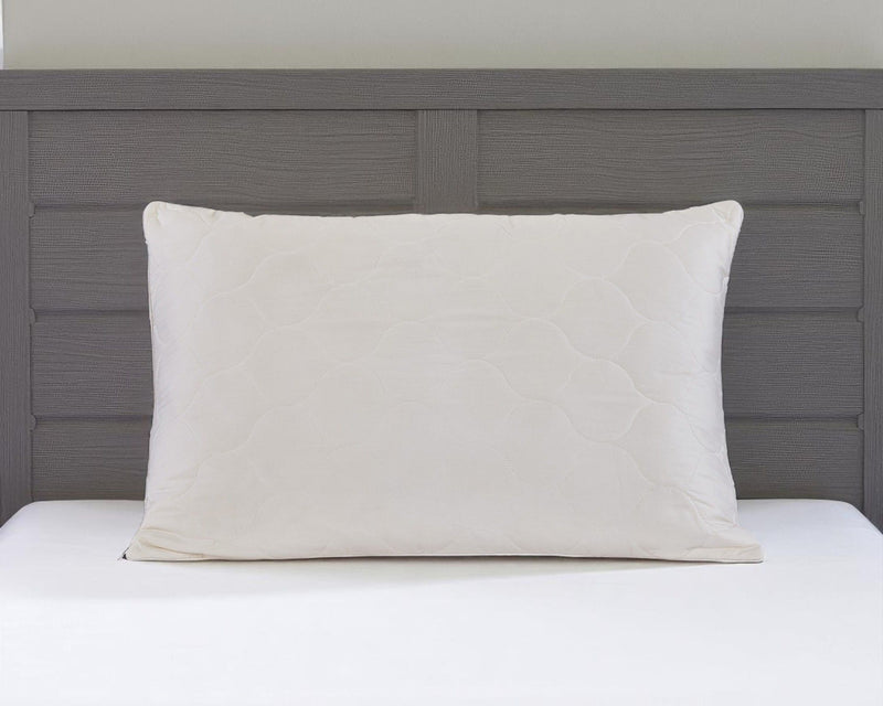 Cotton Wool Hypoallergenic Bed Pillow - Standard