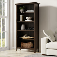 Load image into Gallery viewer, Amherst - 5 Shelf Bookcase, Handcrafted
