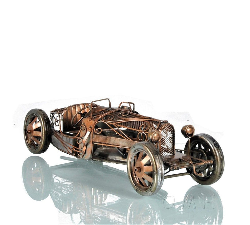 Metal Hand Painted Model Car - Silver