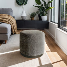 Load image into Gallery viewer, Oval Accent Ottoman - Brown
