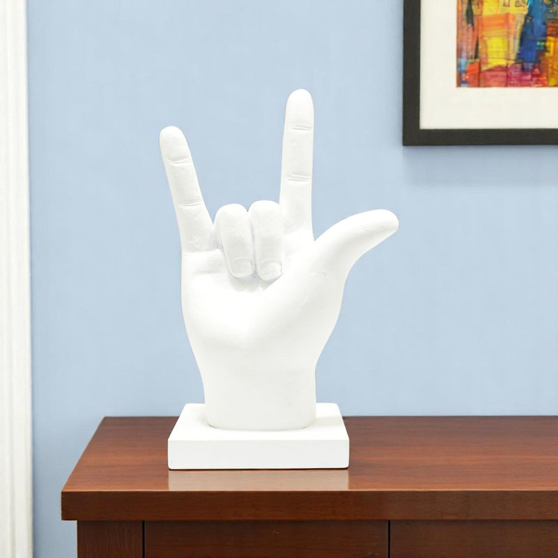 Hand Tabletop Sculpture (568386) - White