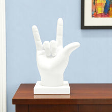 Load image into Gallery viewer, Hand Tabletop Sculpture (568386) - White
