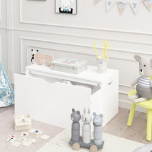 Load image into Gallery viewer, Toy Storage Organizer With Rolling Drawer, Chest With Wheels, Large Pull Out Bin For Nursery - White
