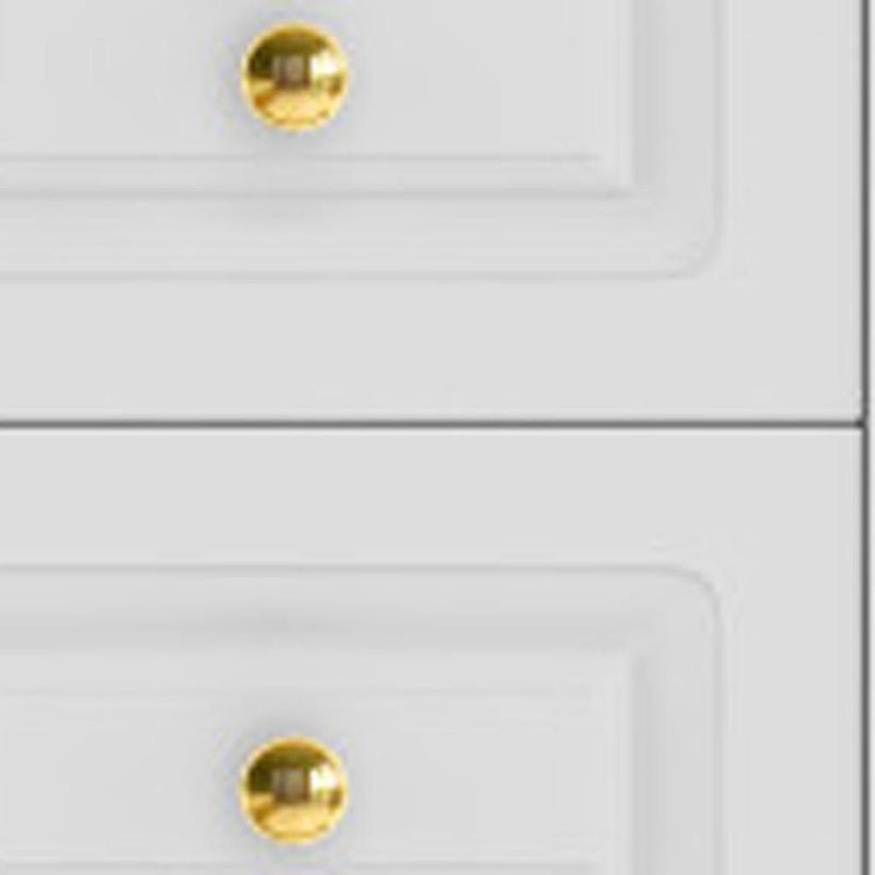 Mirrored Nine Drawer Vanity Table Lights - White