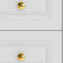 Load image into Gallery viewer, Mirrored Nine Drawer Vanity Table Lights - White
