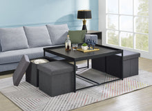 Load image into Gallery viewer, Vinny - Wood Grain Coffee Table Set With Raised Edges
