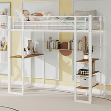 Load image into Gallery viewer, Bunk Bed With L-Shaped Desk And Dual Side Stairs
