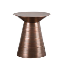 Load image into Gallery viewer, 20" Metal Round End Table - Copper
