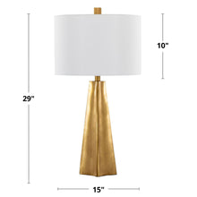 Load image into Gallery viewer, Pompeii - Contemporary Table Lamp - Gold / White
