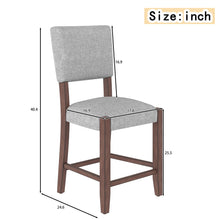 Load image into Gallery viewer, Mid Century Modern Bar Stools, Upholstered Counter Chairs
