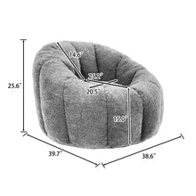 Load image into Gallery viewer, Bean Bag Chair, Lazy Sofa For Living Room - Orange
