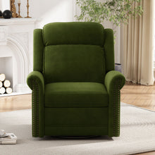 Load image into Gallery viewer, 360 Degrees Swivel Recliner Manual Rocking Recliner Home With Adjustable Backrest
