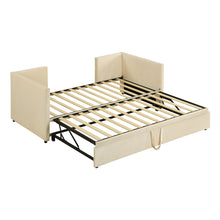 Load image into Gallery viewer, Twin Size Upholstered Daybed With Pop Up Trundle
