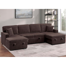 Load image into Gallery viewer, Convertible Sectional With Pull Out Bed
