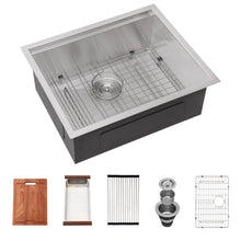 Load image into Gallery viewer, Laundry Workstation Undermount Utility Sink, Deep Single Bowl
