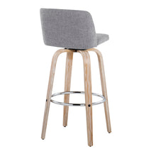 Load image into Gallery viewer, Toriano - Contemporary Fixed Height Barstool With Swivel &amp; Round Footrest (Set of 2)
