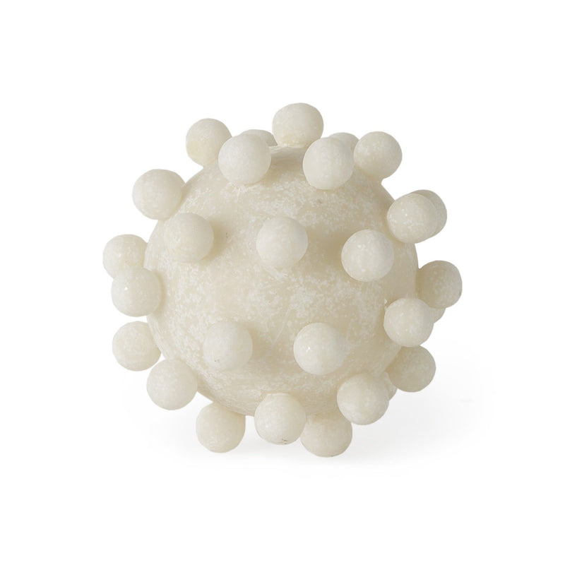 Knobby Nubs Orb Tabletop Sculpture (392546) - Ivory