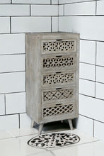 Load image into Gallery viewer, Solid Wood Five Drawer Standard Chest - Gray
