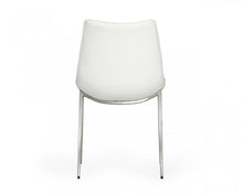 Load image into Gallery viewer, Upholstered Faux Leather Dining Chairs Without Arms (Set of 2) - White
