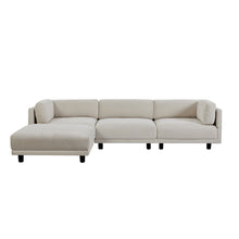 Load image into Gallery viewer, U_STYLE Upholstery Convertible Sectional Sofa, L Shaped Couch with Reversible Chaise
