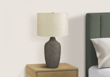 Load image into Gallery viewer, Lighting, Table Lamp, Ceramic, Resin, Contemporary - Gray
