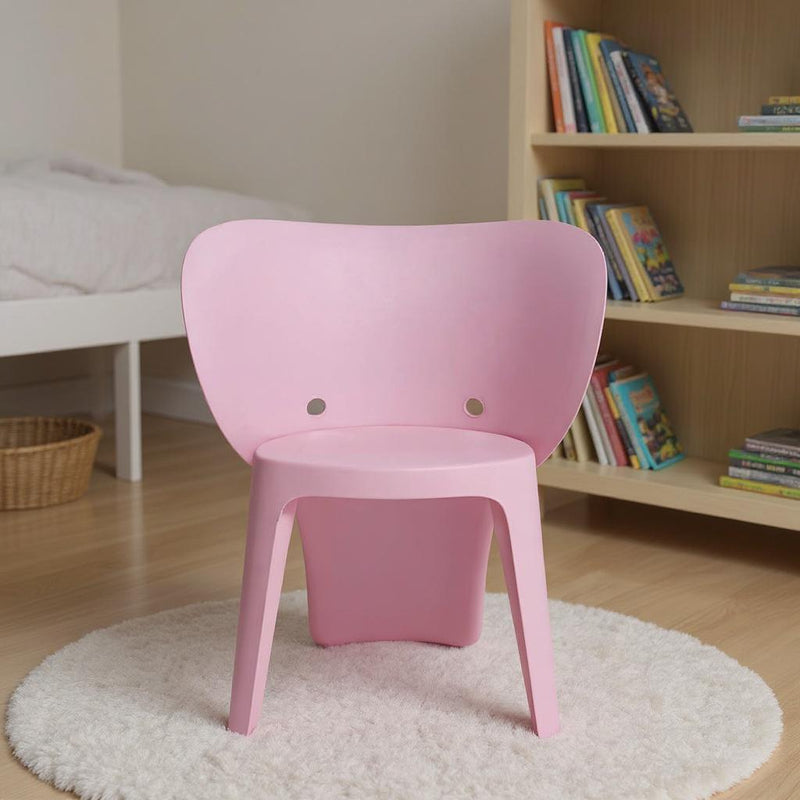 Contemporary Heavy Duty Plastic Juvenile Chairs (Set of 4) - Pink
