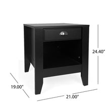 Load image into Gallery viewer, Cleary - Contemporary Nightstand With Drawer

