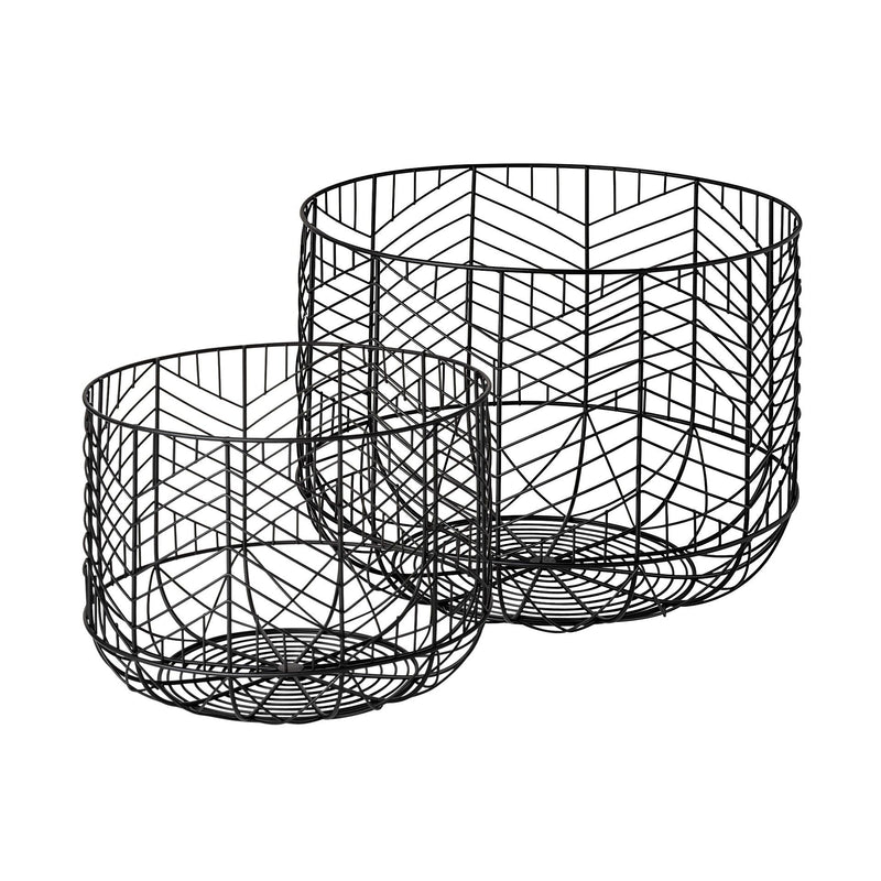 Tabletop Sculpture (Set of 2) (392173) - Black