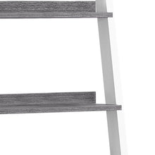 Load image into Gallery viewer, Ladder Bookcase With Two drawers - Gray / White
