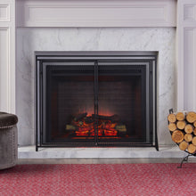 Load image into Gallery viewer, Samantha - Iron Fireplace Screen 2 Door Design

