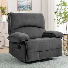 Load image into Gallery viewer, Oversized Manual Recliner Chair Sofa For Living Room
