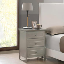 Load image into Gallery viewer, Dove Tailed Drawers 3 Drawer Nightstand
