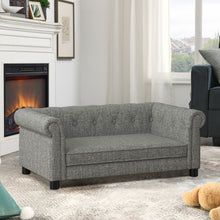 Load image into Gallery viewer, Modern Elegant Rectangle Pet Bed, Durable Elevated Dog Sofa
