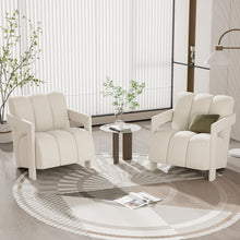 Load image into Gallery viewer, Modern Minimalist Leisure Armchair With L Shaped Armrests
