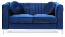 Load image into Gallery viewer, Glam Styled Micro Suede Loveseat
