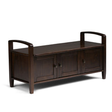 Load image into Gallery viewer, Warm Shaker - Handcrafted Entryway Storage Bench
