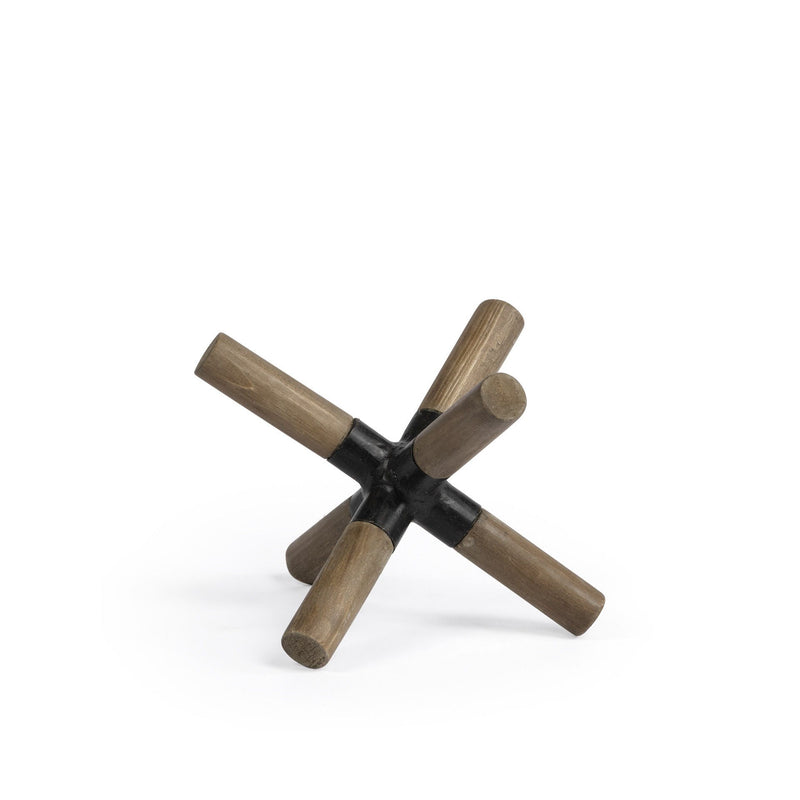 Modern Abstract Tabletop Sculpture (392571) - Brown