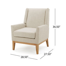 Load image into Gallery viewer, Modern Accent Chair With Padded Cushion Seat
