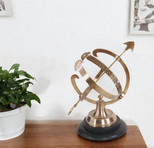 Load image into Gallery viewer, Hand Painted Figurine Tabletop Sculpture - Brass / Black
