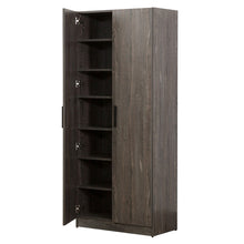 Load image into Gallery viewer, Mia - Farmhouse Shoe Cabinet With 6 Shelves

