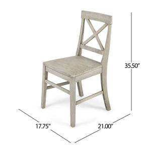 Plethora - Dining Chair With X Shaped Back (Set of 2)