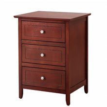 Load image into Gallery viewer, Dove Tailed Drawers 3 Drawer Nightstand

