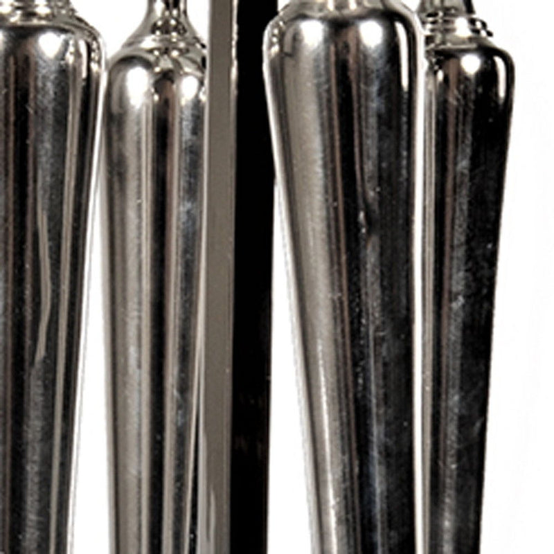 Magnifying Letter Opener Bottle Opener Candle Snuffer (Set of 4) - Silver