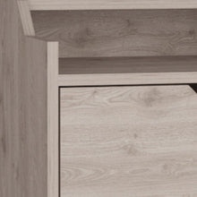 Load image into Gallery viewer, 15.7" x 13.3" x 12.9" One Drawer Faux Wood Floating Nightstand - Gray

