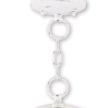 Load image into Gallery viewer, 14" Three-Light Dimmable Chandelier With Shades - White
