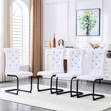 Load image into Gallery viewer, Alligator Skin Upholstered Dining Chairs
