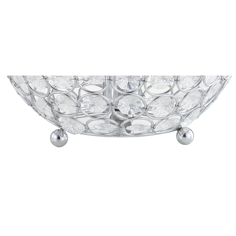 Geometric Globe Table Lamp With Globe - Clear
